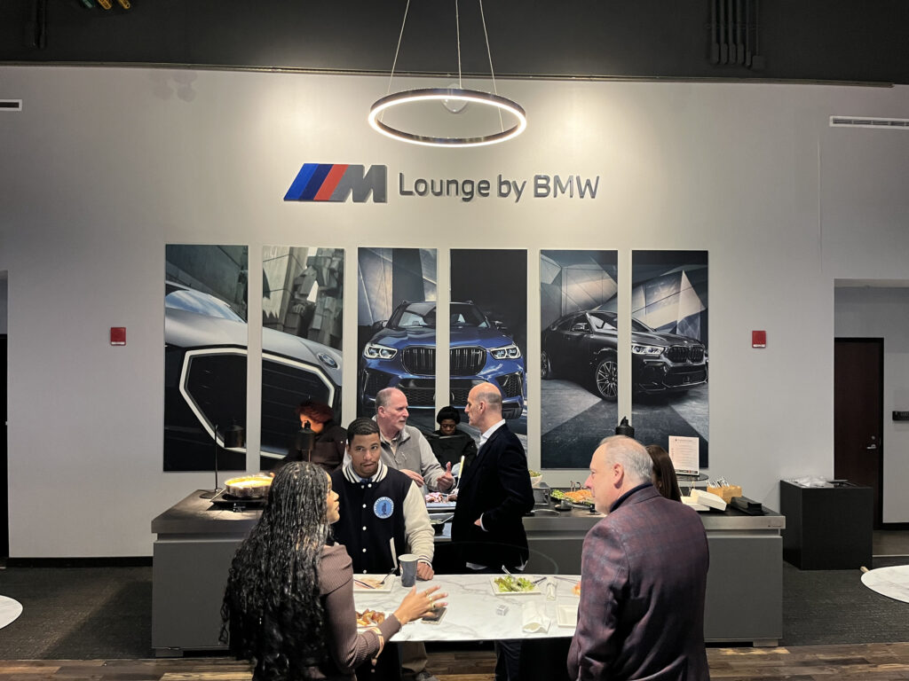 Prudential Center Interior Food service livecookintable