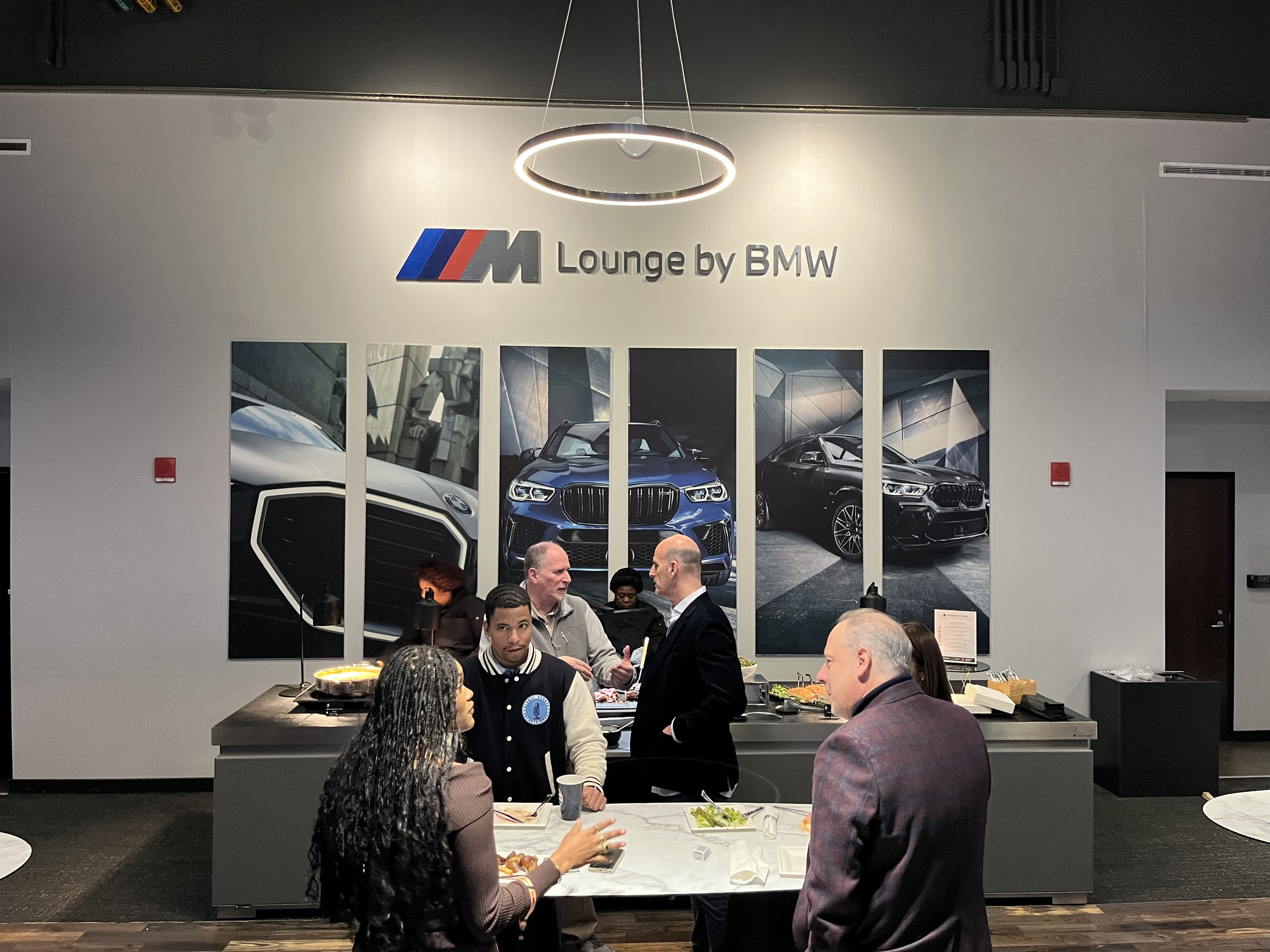 Prudential Center Interior Food service livecookintable