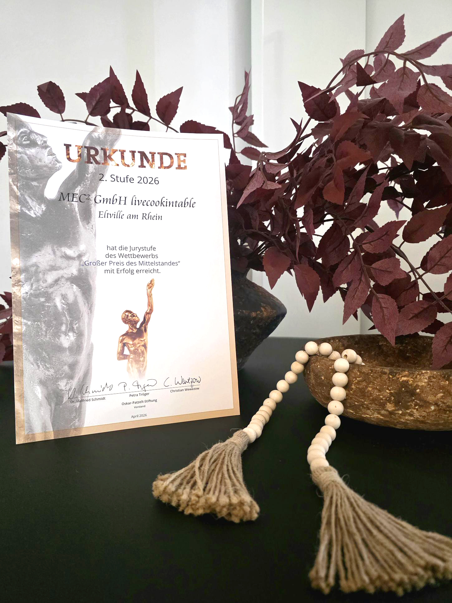 Urkunde, Großer Preis des Mittelstandes_1_MEC2_April26 1