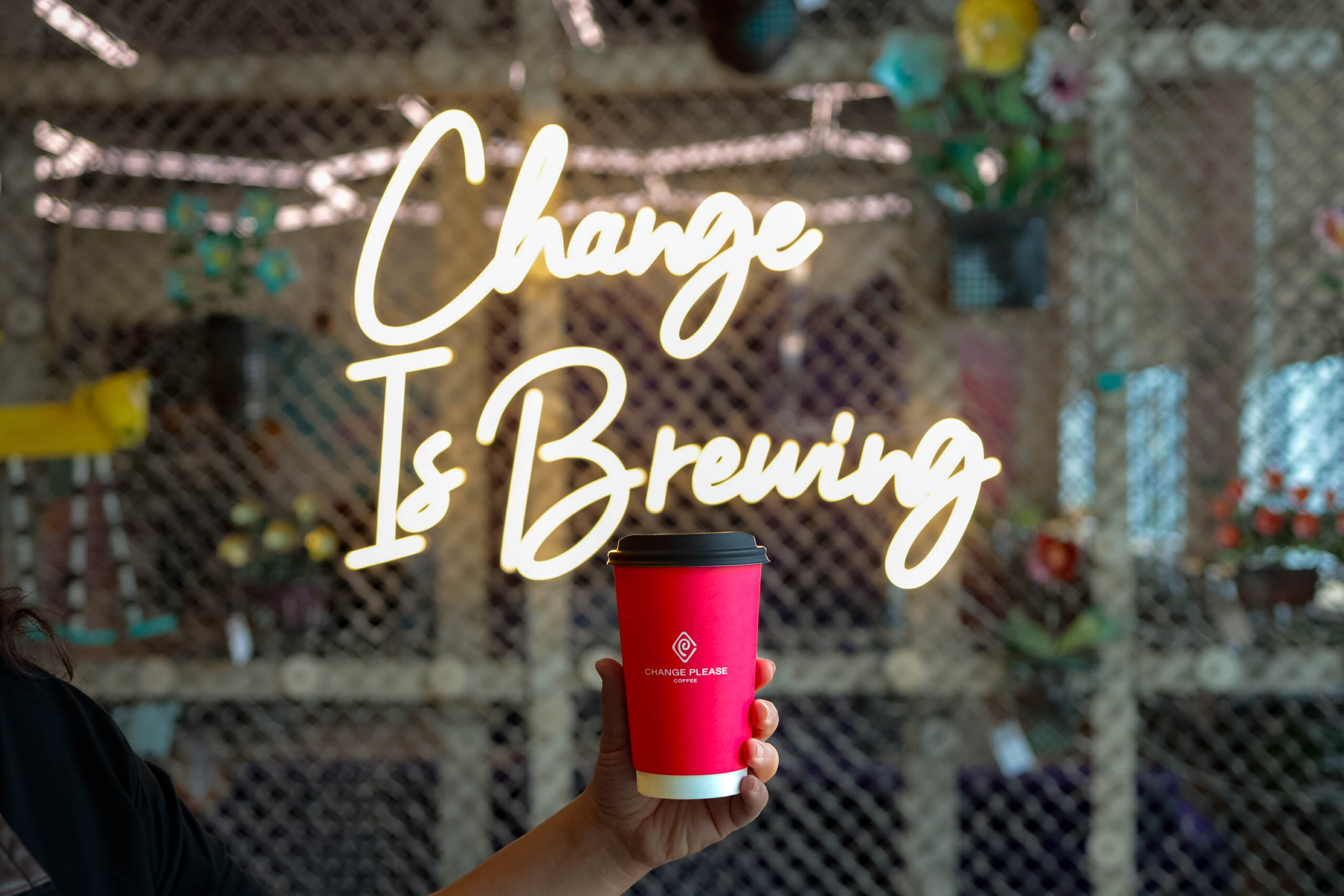 Change is brewing, change please coffee